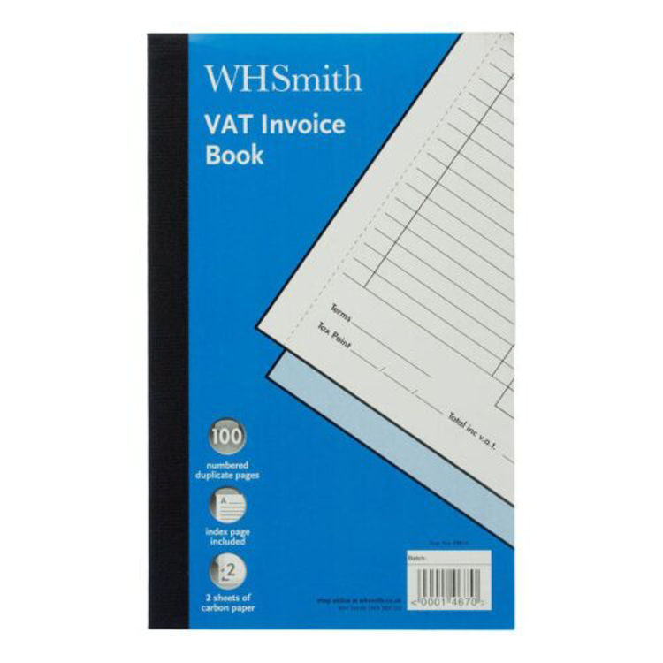 Picture of 4299-WHSmith Invoice Duplicate Book Notebook 100 Numbers